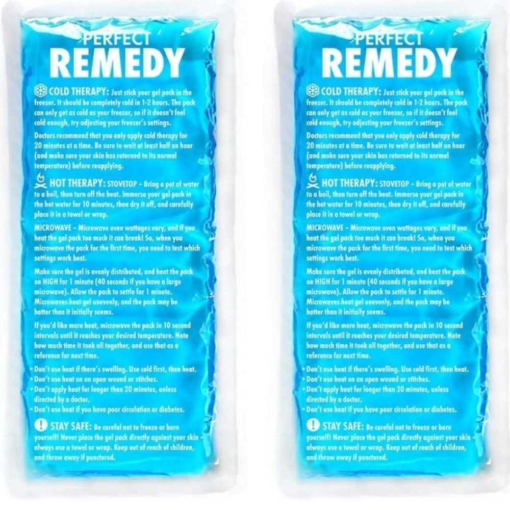Gel Ice Packs for Injuries Reusable Gel Reusable Hot Pack & Cold 